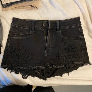 American Eagle Black Shorts